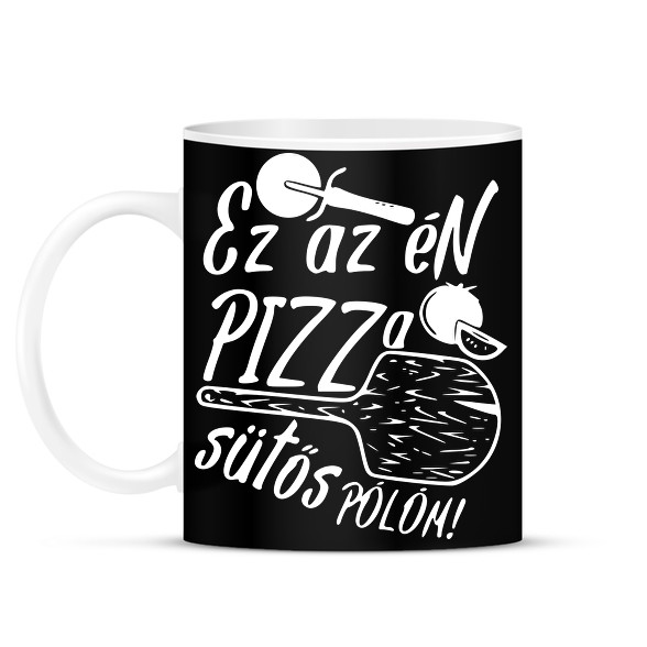 Pizza sütős pólóm-Bögre