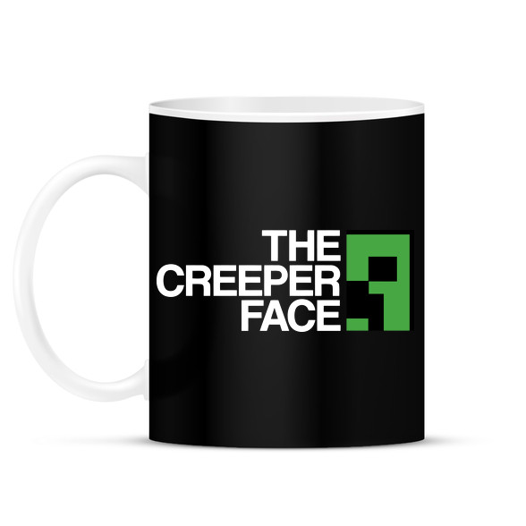 Minecraft - Creeper Face-Bögre