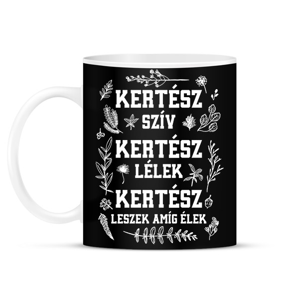 Kertész szív, lélek-Bögre