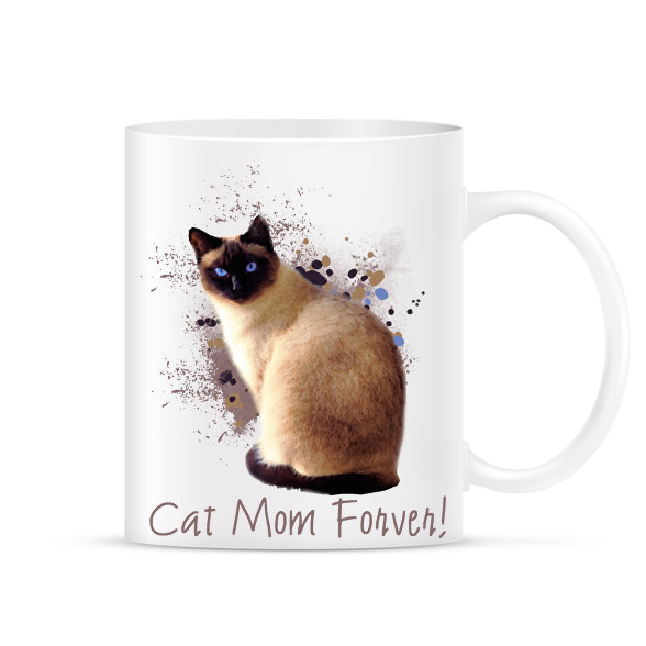 cat mom forever-Bögre