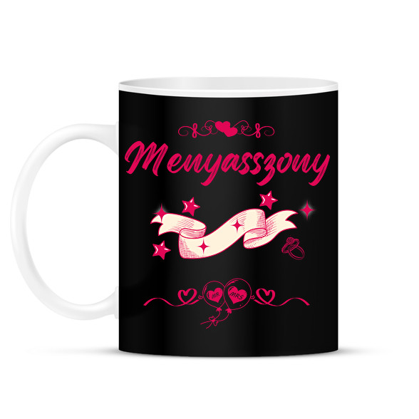 Lánybúcsú menyasszony pink-Bögre