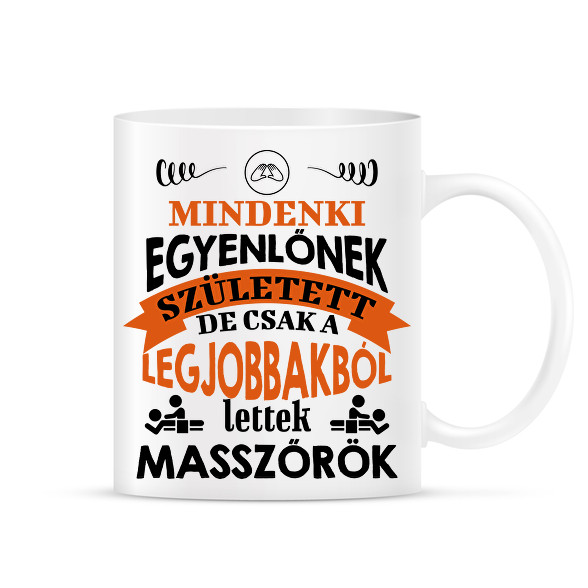 Legjobbakból lettek masszőrök-Bögre