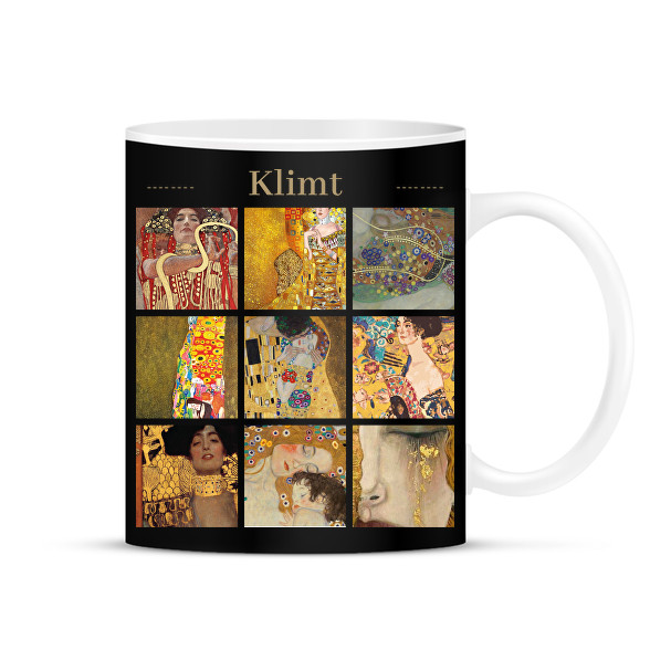 Klimt - részletek-Bögre