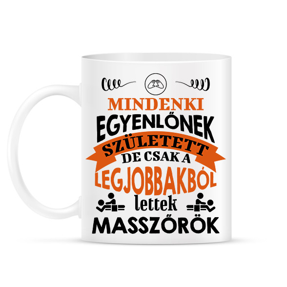 Legjobbakból lettek masszőrök-Bögre