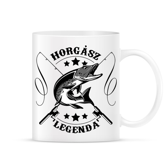 Horgász legenda-Bögre