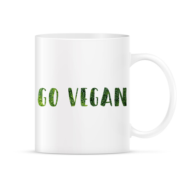 Go vegan-Bögre