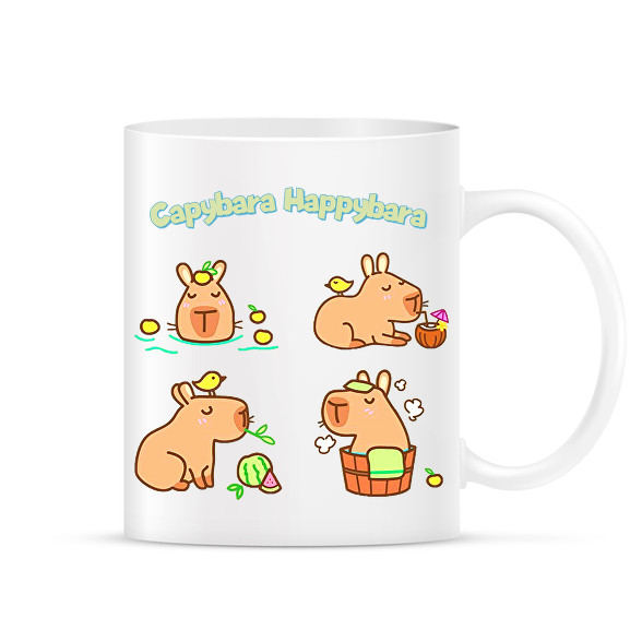 Capybara Happybara-Bögre