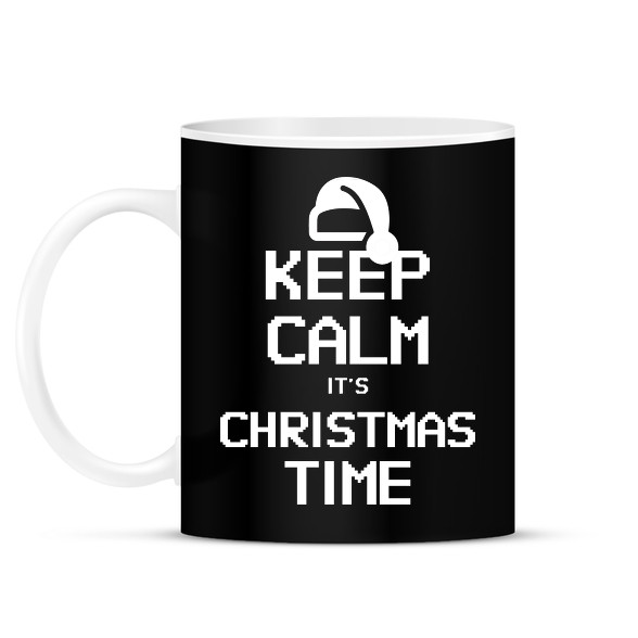 KEEP CALM ITS CHRISTMAS TIME-Bögre