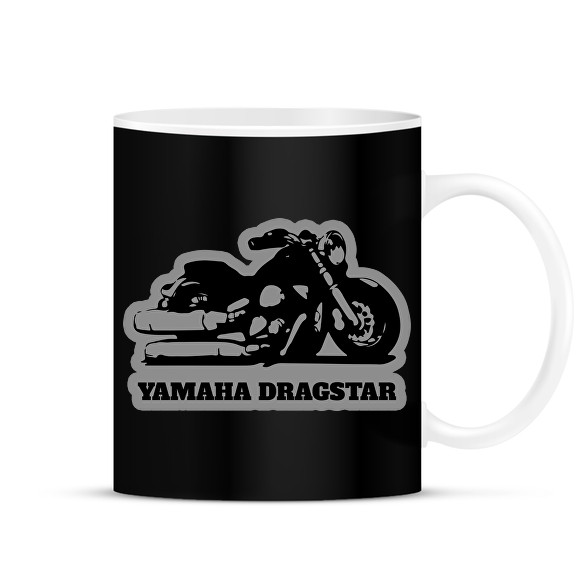 Yamaha Dragstar motor-Bögre