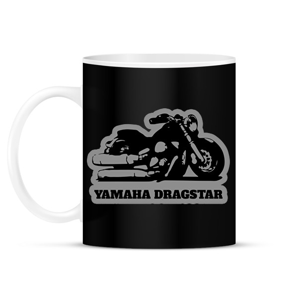 Yamaha Dragstar motor-Bögre