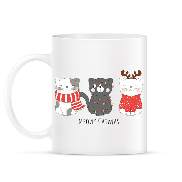 Meowy Catmas-Bögre