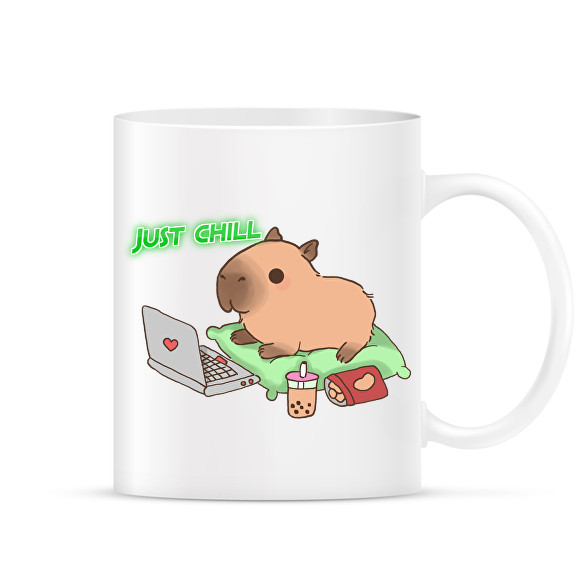 Just chill - Capybara-Bögre