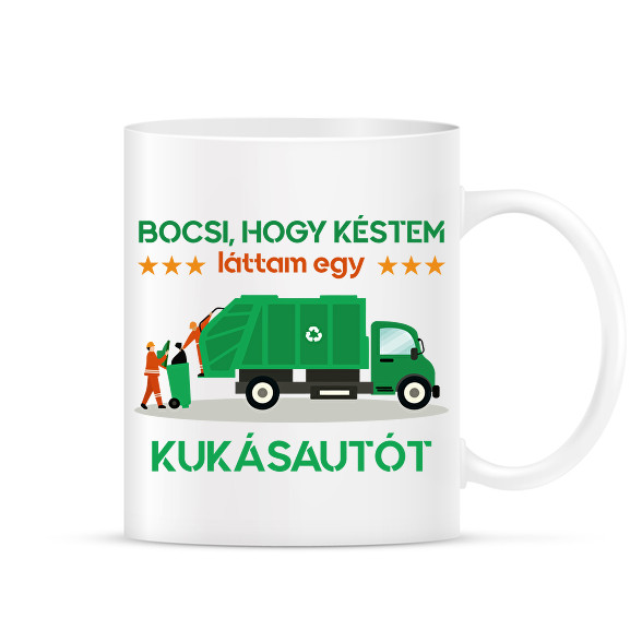 Láttam egy kukásautót-Bögre