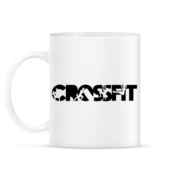 Crossfit fekete-Bögre