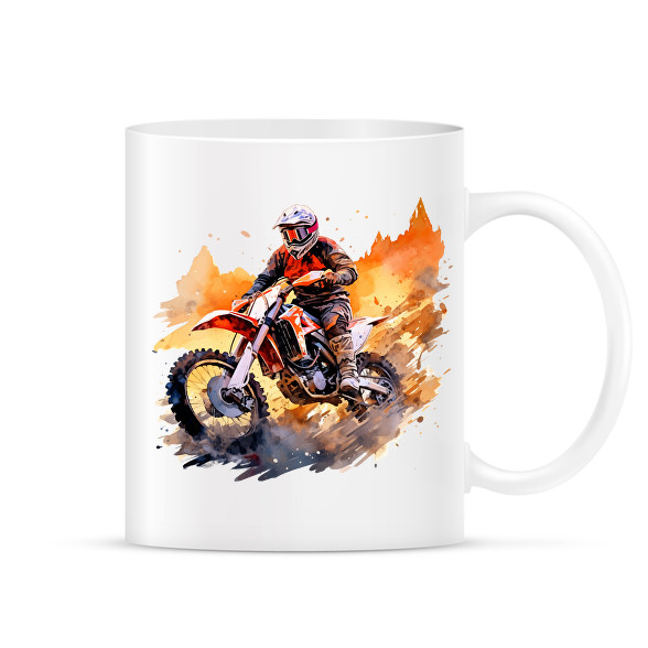 Motocross-Bögre