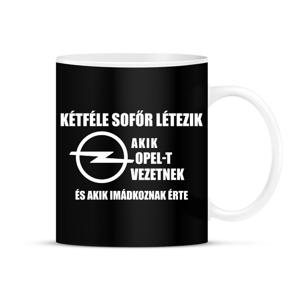 Kétféle Opel Sofőr-Bögre