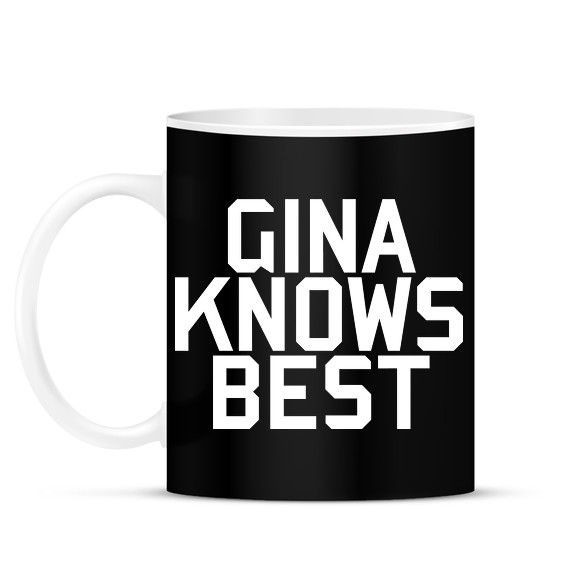 Gina knows best - Brooklyn Nine-Nine-Bögre