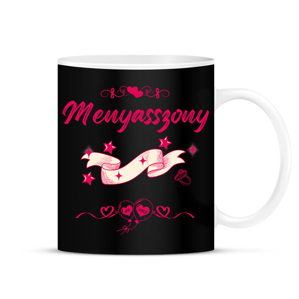 Lánybúcsú menyasszony pink-Bögre