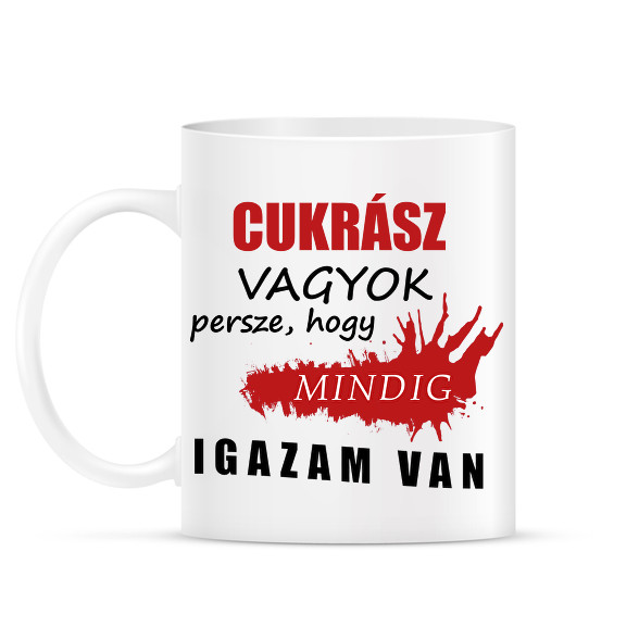 Cukrász vagyok...-Bögre