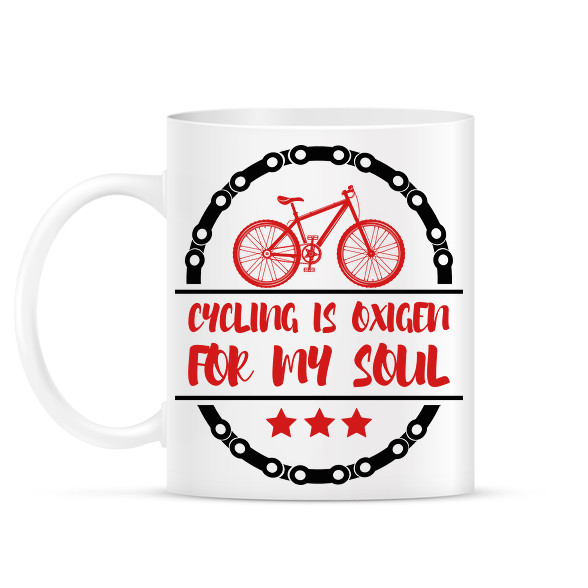 Cycling is oxigen for my soul-Bögre