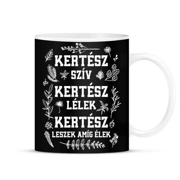 Kertész szív, lélek-Bögre