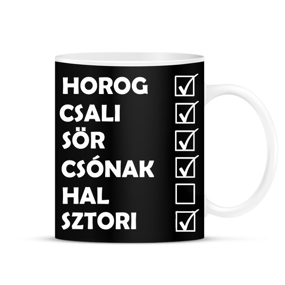 Csak hal nincs-Bögre