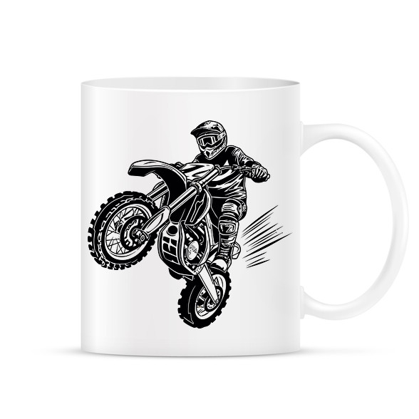 motocross-Bögre