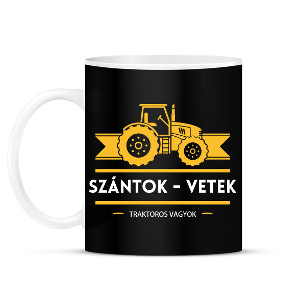 Szántok-vetek, traktoros vagyok-Bögre