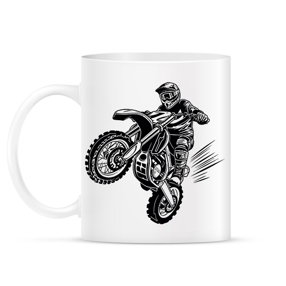 motocross-Bögre