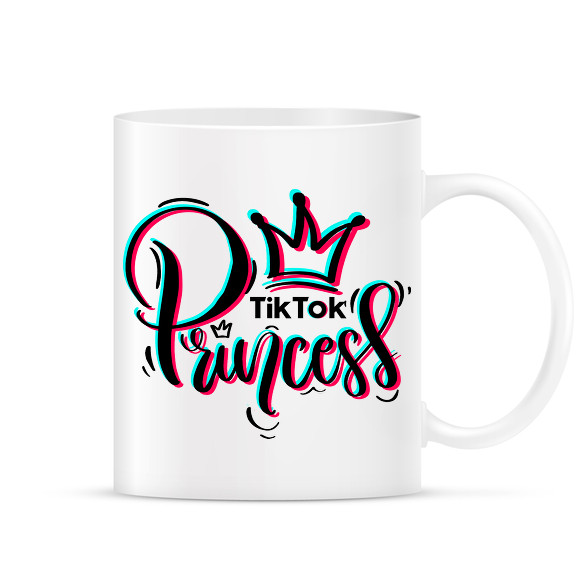 TikTok Princess-Bögre