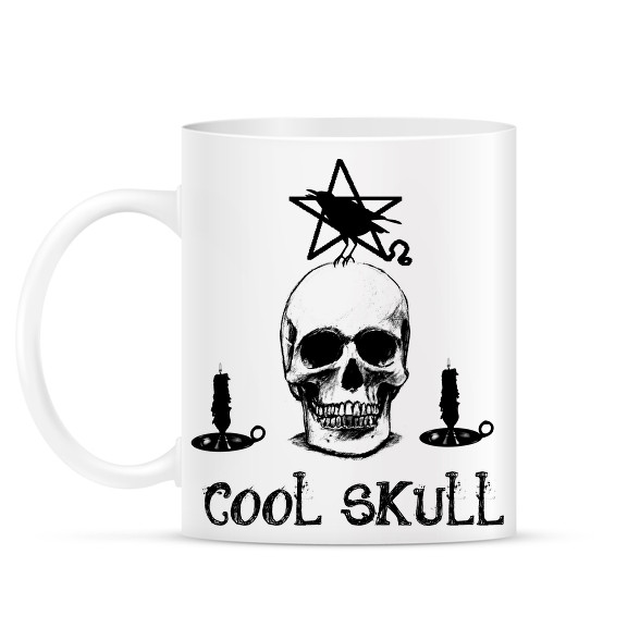 cool skull-Bögre