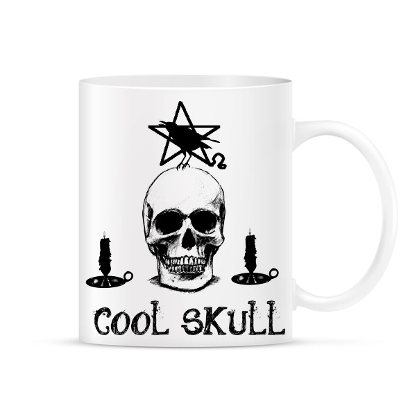 cool skull-Bögre