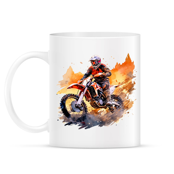 Motocross-Bögre