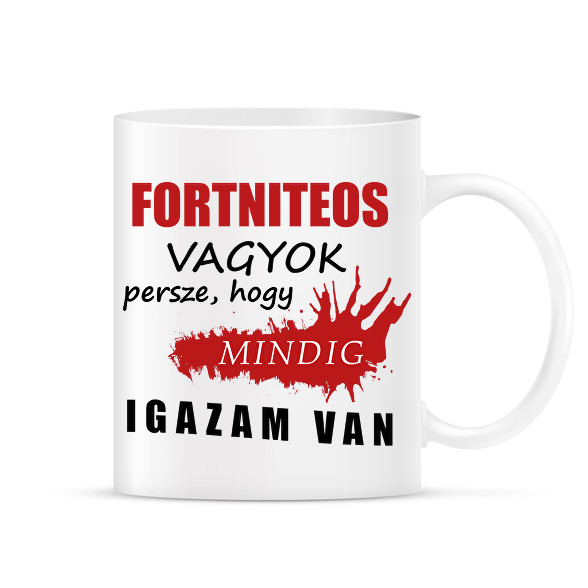 Fortniteos vagyok...-Bögre