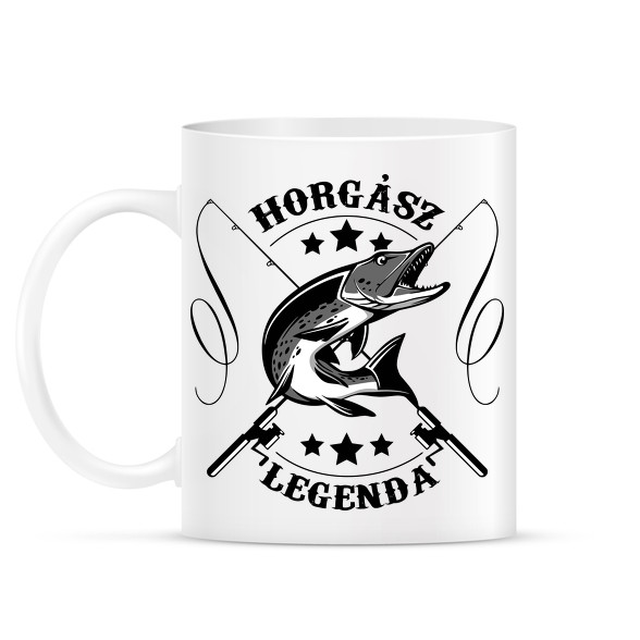 Horgász legenda-Bögre