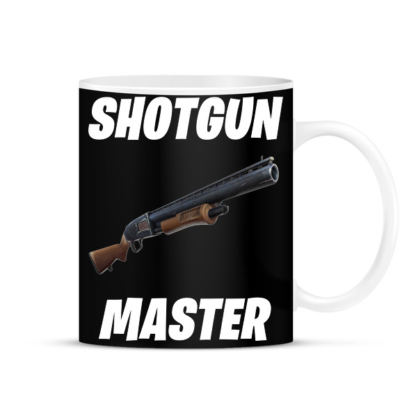 Shotgun Master - Fortnite (Fehér)-Bögre