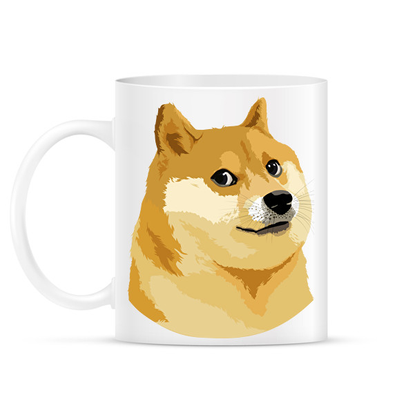 Shiba Inu kutyás mém-Bögre