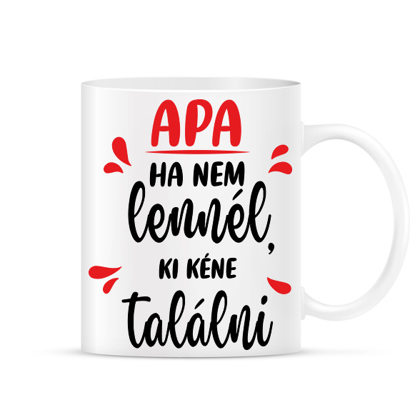 Apa - Ha nem lennél, ki kéne találni-Bögre