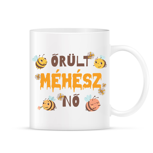 Őrült méhész nő-Bögre