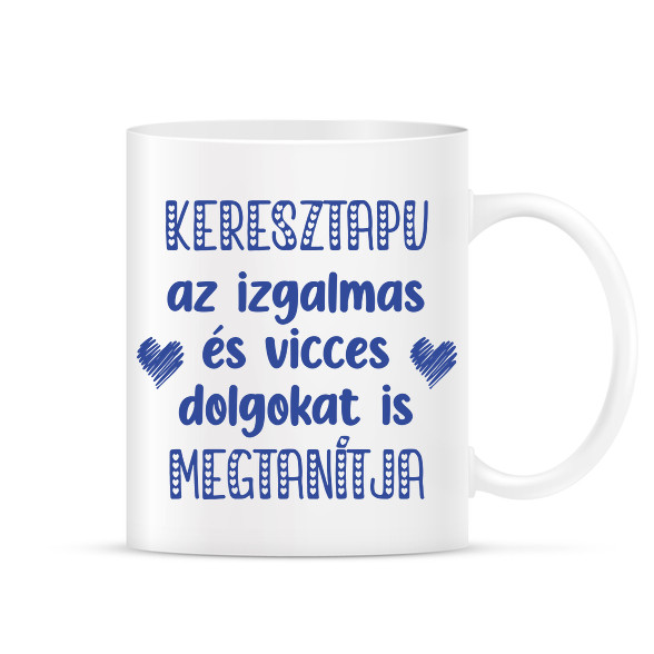 Keresztapu megtanítja-Bögre