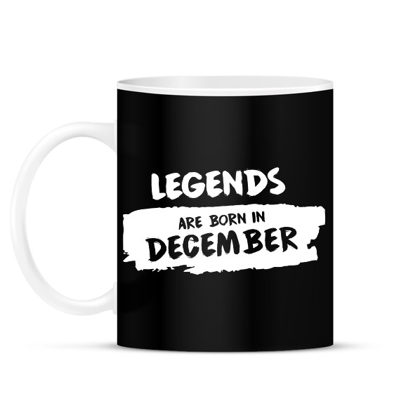 A legendák decemberben születnek-Bögre