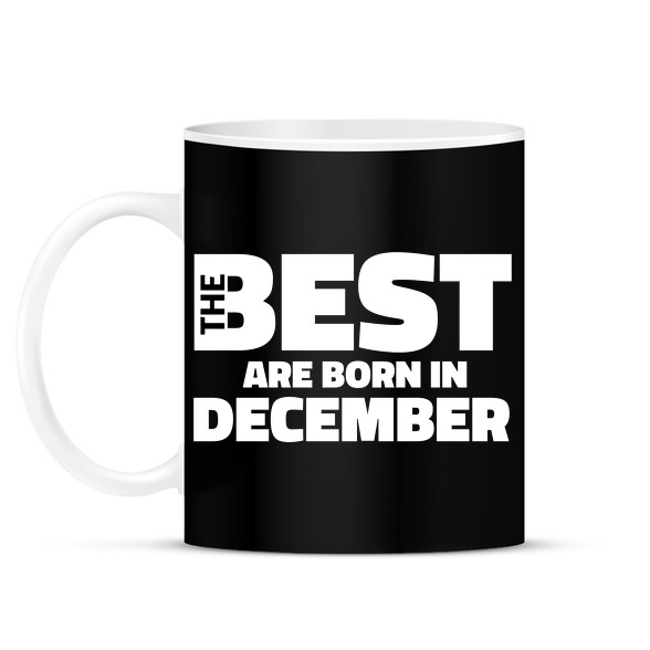 The Best are born in december-Bögre