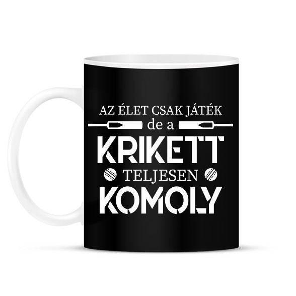 A krikett teljesen komoly-Bögre