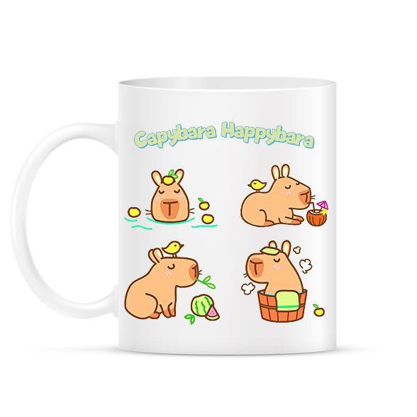 Capybara Happybara-Bögre