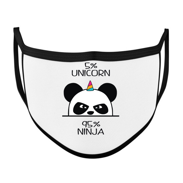 Panda unicornis ninja-Szájmaszk