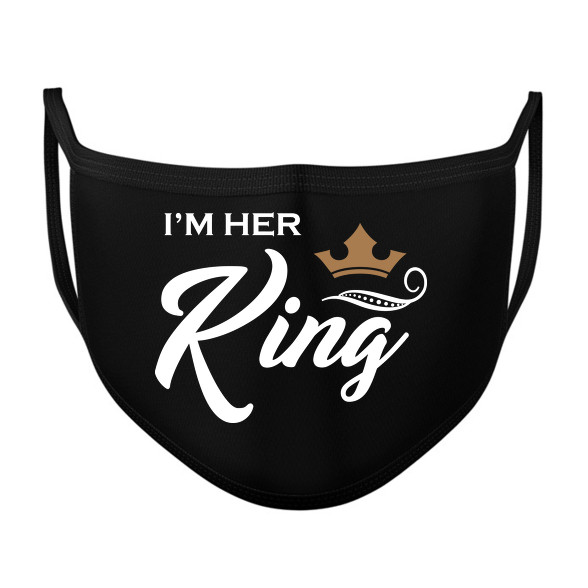 I'M HER KING-Szájmaszk