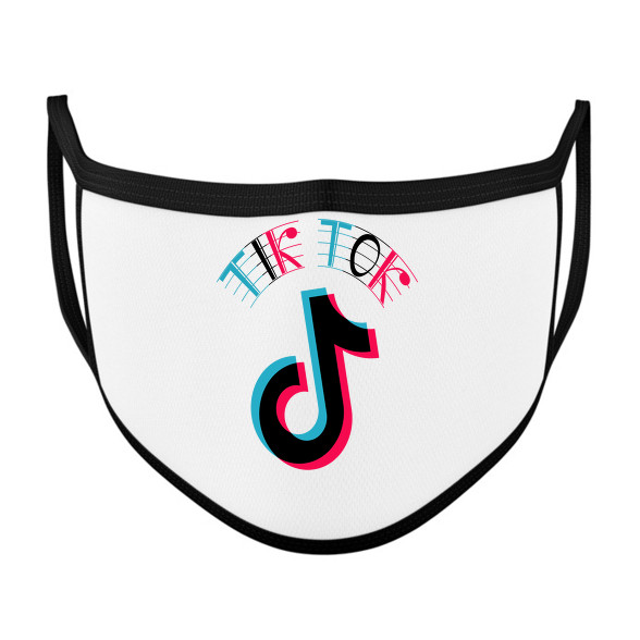 Tik Tok logo-Szájmaszk