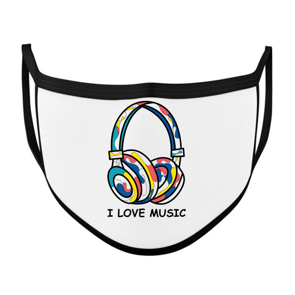 i love music -Szájmaszk