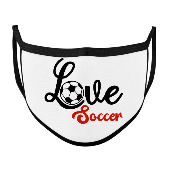 Love Soccer-Szájmaszk