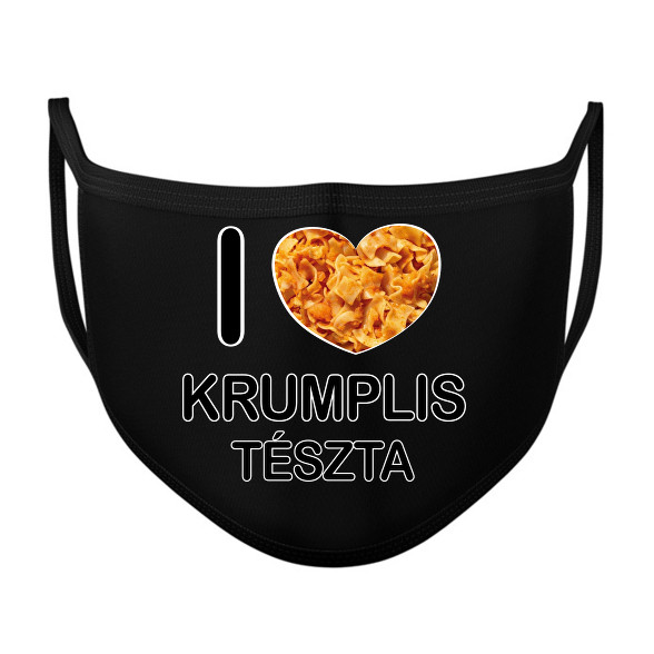 I love Krumplis tészta-Szájmaszk